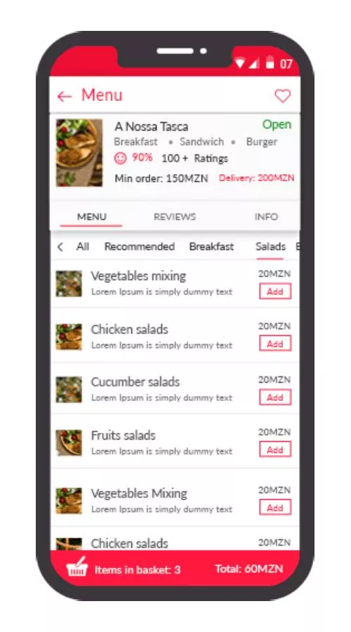Deliva Africa- Food ordering and delivery service screenshot 4